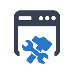 Wall Mural - Web maintenance icon