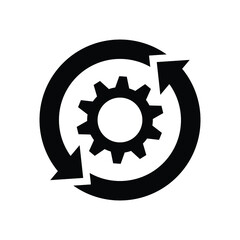 engineering cogwheel, setting icon, improvement of mechanism