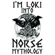 im loki into norse mythology mens 5050 Logo Vector Template Illustration Graphic Design design for documentation and printing