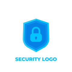 Canvas Print - shield, security concept vector logo