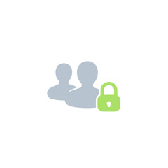 Poster - Parental control icon on white