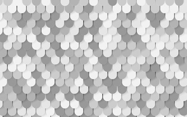 Wall Mural - Abstract black and white curved geometric pattern background. Minimalist. Vector illustration