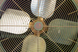 Fan air condenser in factory 