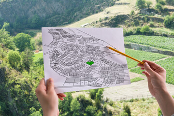 Poster - Cadastre Land Development Map