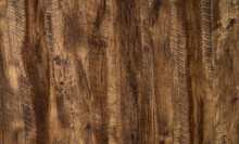 Walnut Wood Texture. Long Walnut Planks Texture Background. Dark Wood Texture Background Surface With Old Natural Pattern