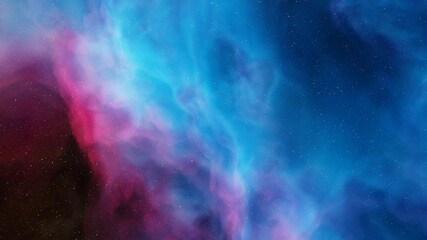 beautiful nebula in cosmos far away 3d rendering