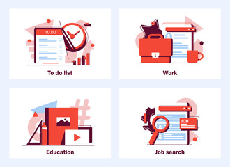 Poster - Clipboard with checklist in a flat style,Action plan banner web icon for business and marketing,flat design icon vector illustration
