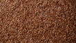brown flax seeds as background