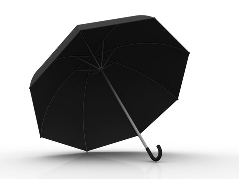 3d rendering High Detailed Umbrella
