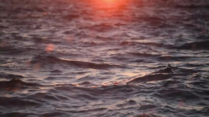 Wall Mural - waves as a background. summer. rest and relaxation. nature video as background. sunlight during suns