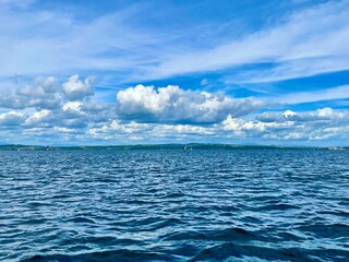 Wall Mural - blue sky and sea