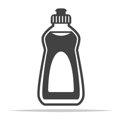 Wall Mural - dishwashing liquid bottle icon vector isolated