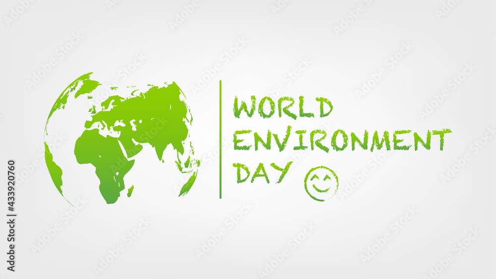 World Environment Day template and background, vector illustration ...
