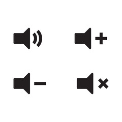 Sticker - Vector sound control Icon