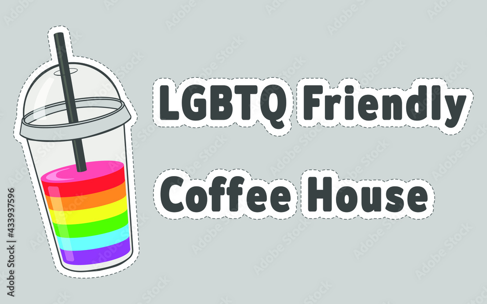 lgbt-friendly-coffee-house-sticker-plastic-cup-with-drink-colored-in