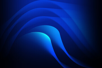 Poster - Abstract blue background light and shadow