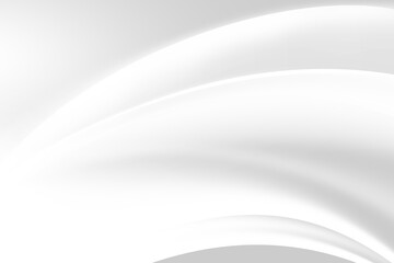 Aufkleber - abstract white and gray background with smooth lines, concept for banner and product