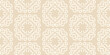 © PETR BABKIN - Background image with ornate decorative ornaments on beige background, wallpaper. Seamless pattern, texture. Vector image