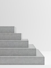 Fototapete - Abstract background minimal style for product branding. Mock up scene and empty space. 3d render