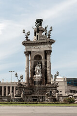 Wall Mural - monument in he city 