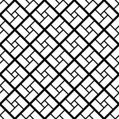 Aufkleber - Diagonal four blocks rhombus pattern. Vector seamless rhomb or diagonal square onament.