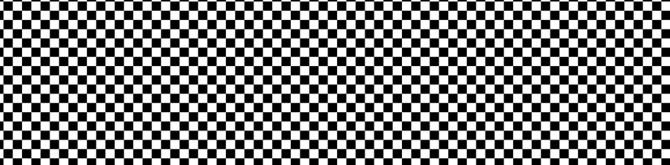Poster - Wide format checkered patteren, background. Chequered backdrop. Chessboard, checkerboard texture
