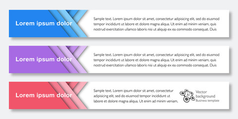 Wall Mural - web button and headline design. vector graphics.