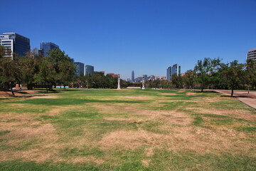 Poster - The art in Parque Arauco in Santiago, Chile