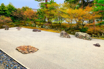 Wall Mural - 京都、相国寺の方丈の枯山水