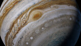 Fototapeta  - Jupiter giant planet in high definition quality
