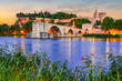 Avignon, France - Pont Avignon and medieval castle, Provence