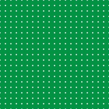 Green And White Polka Dot Seamless Pattern. Vector Background.