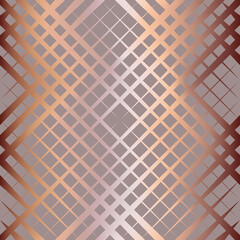 Poster - Abstract seamless pattern. Repeated elegant stripe background. Cross grid hatch. Repeating geometric texture. Fashion color line for design prints, gift wrappers. Modern stylish gradient. Vector