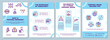 © IMG visuals icons - What is personal branding brochure template. Media identity. Flyer, booklet, leaflet print, cover design with linear icons. Vector layouts for presentation, annual reports, advertisement pages