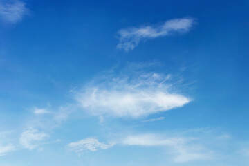 Wall Mural - the sky is blue with clouds, beautiful by nature.