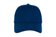 Baseball cap color navy close-up of front view on white background
