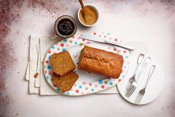 Homemade plumcake with cream and coffee (ph. Marianna Franchi)