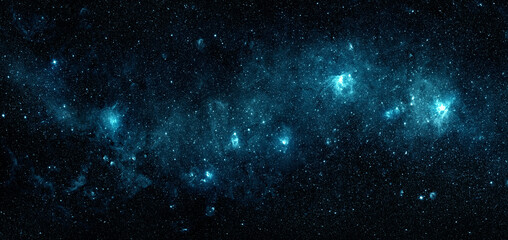 space scene with stars in the galaxy. panorama. universe filled with stars, nebula and galaxy,. elem