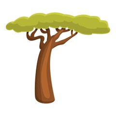 Poster - Park baobab icon. Cartoon of Park baobab vector icon for web design isolated on white background
