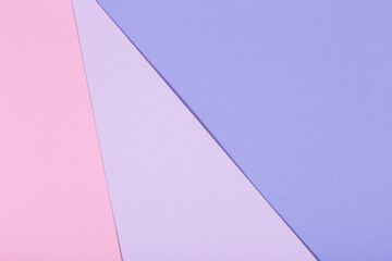 Wall Mural - background of pink and violet pastel sheets of paper