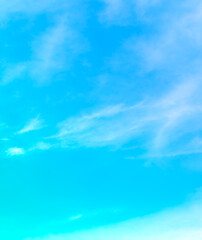 Wall Mural - blue sky with beautiful natural white clouds