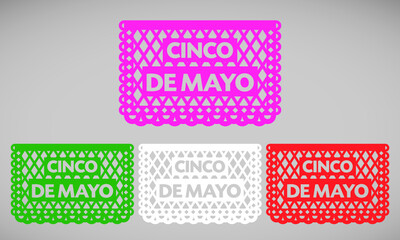 Wall Mural - Papel picado 5 de mayo