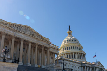 Wall Mural - US Congress building in Washington DC