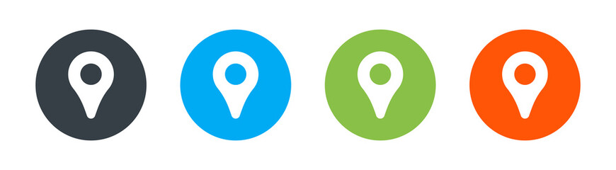 Poster - Location map pin icon. Vector illustration