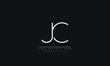 Letter Logo Design with Creative Modern Trendy Typography JC CJ J C
