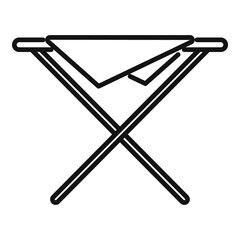 Poster - Iron board icon, outline style