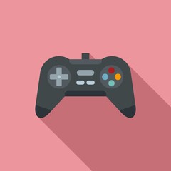 Poster - joystick icon, flat style