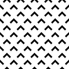Poster - arrow seamless pattern. fence chevrons. eclectic brackets background. abstract texture with chivron.