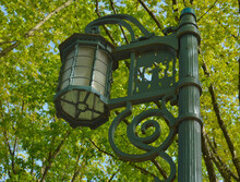 Green Lamp Posts Are Found On Every Block Of Forest Hills Gardens Queens New York