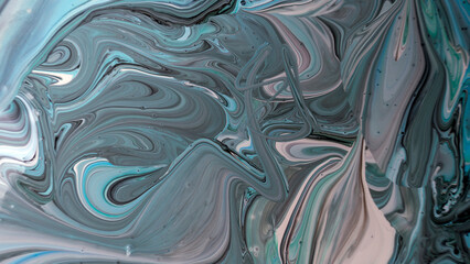 The colors of the aqueous ink are translucent. Abstract multicolored marble texture background